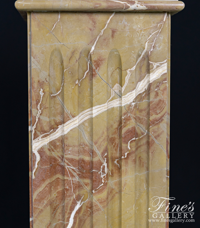 Marble Bases  - Classic Brown Marble Base - MBS-113